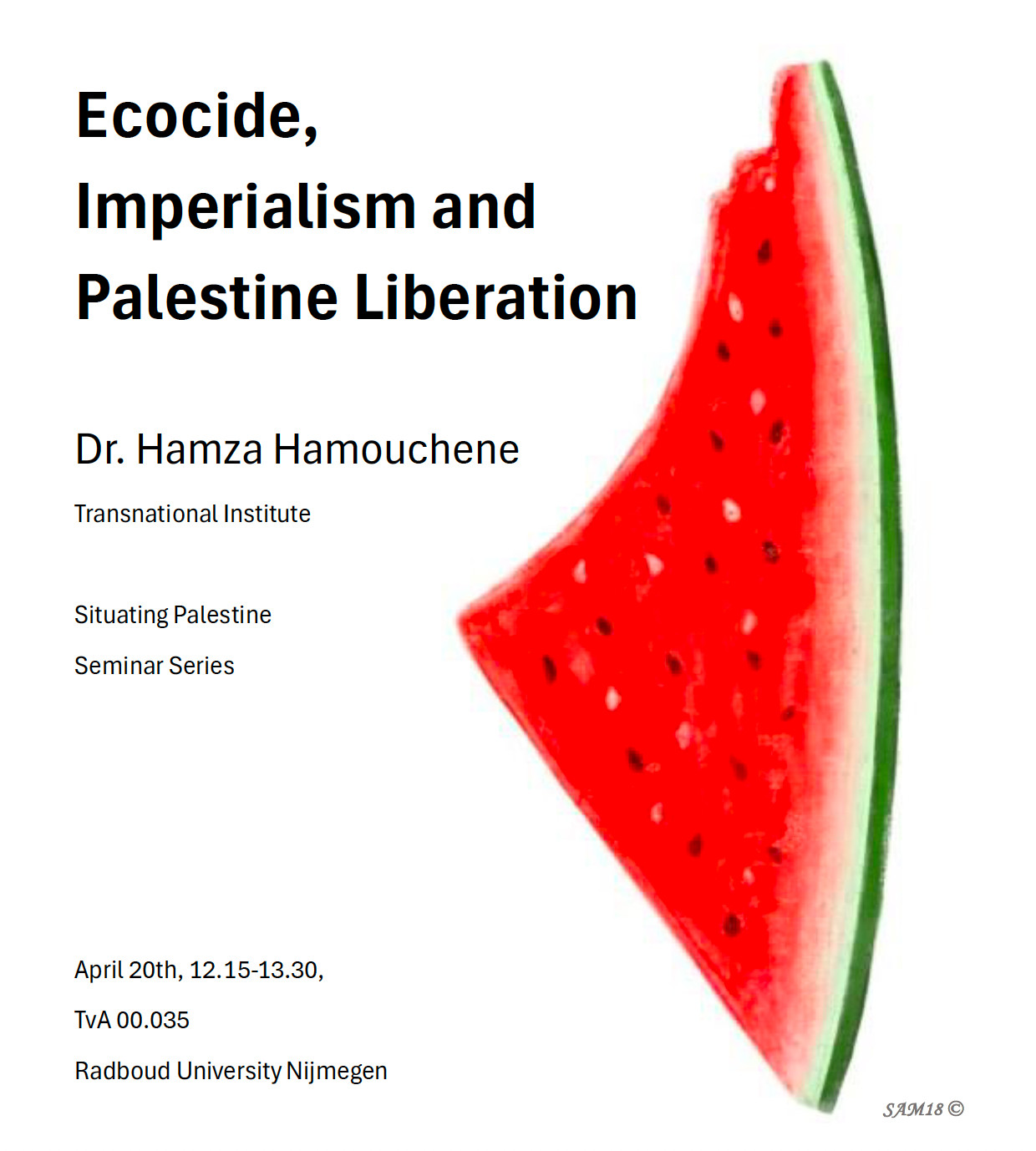 Ecocide, Imperialism and Palestine Liberation